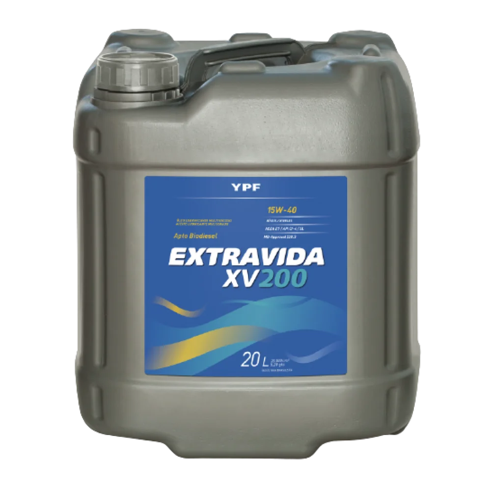 Lubrificante YPF EXTRA VIDA XV200 15W40 CI-4 - 20LITROS